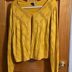 Jason Wu Mustard Yellow Cardigan